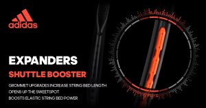 Công nghệ EXPAINDERS SHUTTLE BOOSTER trên vợt cầu lông Adidas