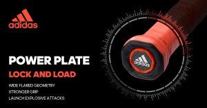 Công nghệ POWER PLATE trên vợt cầu lông Adidas