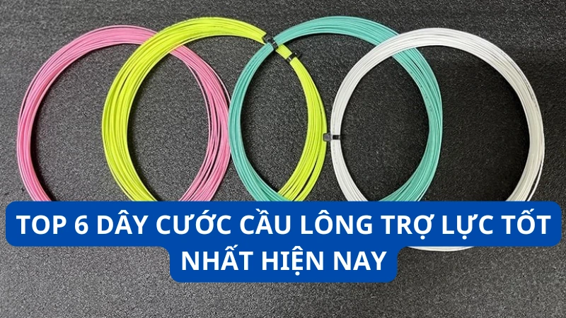 TOP 6 dây cước cầu lông trợ lực tốt nhất hiện nay