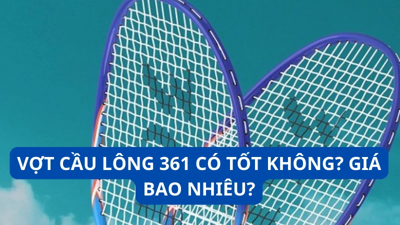 Vợt cầu lông 361 có tốt không? Giá bao nhiêu?