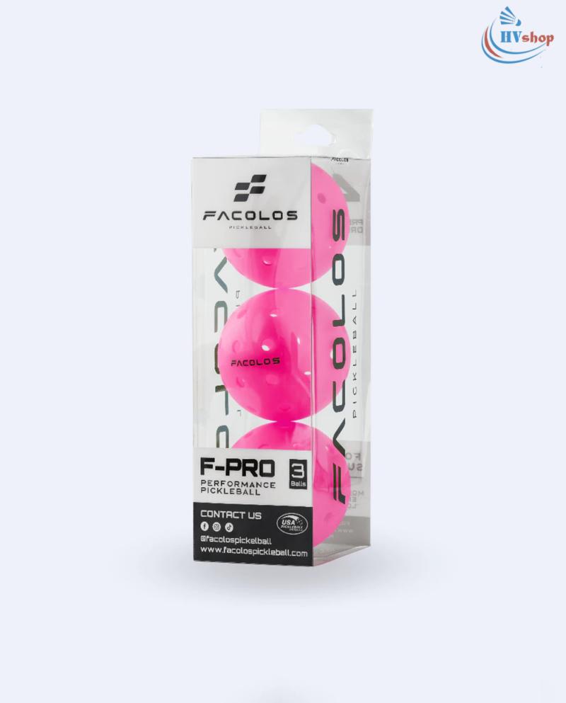 Bóng Pickleball Facolos F-Pro Performance - Pink