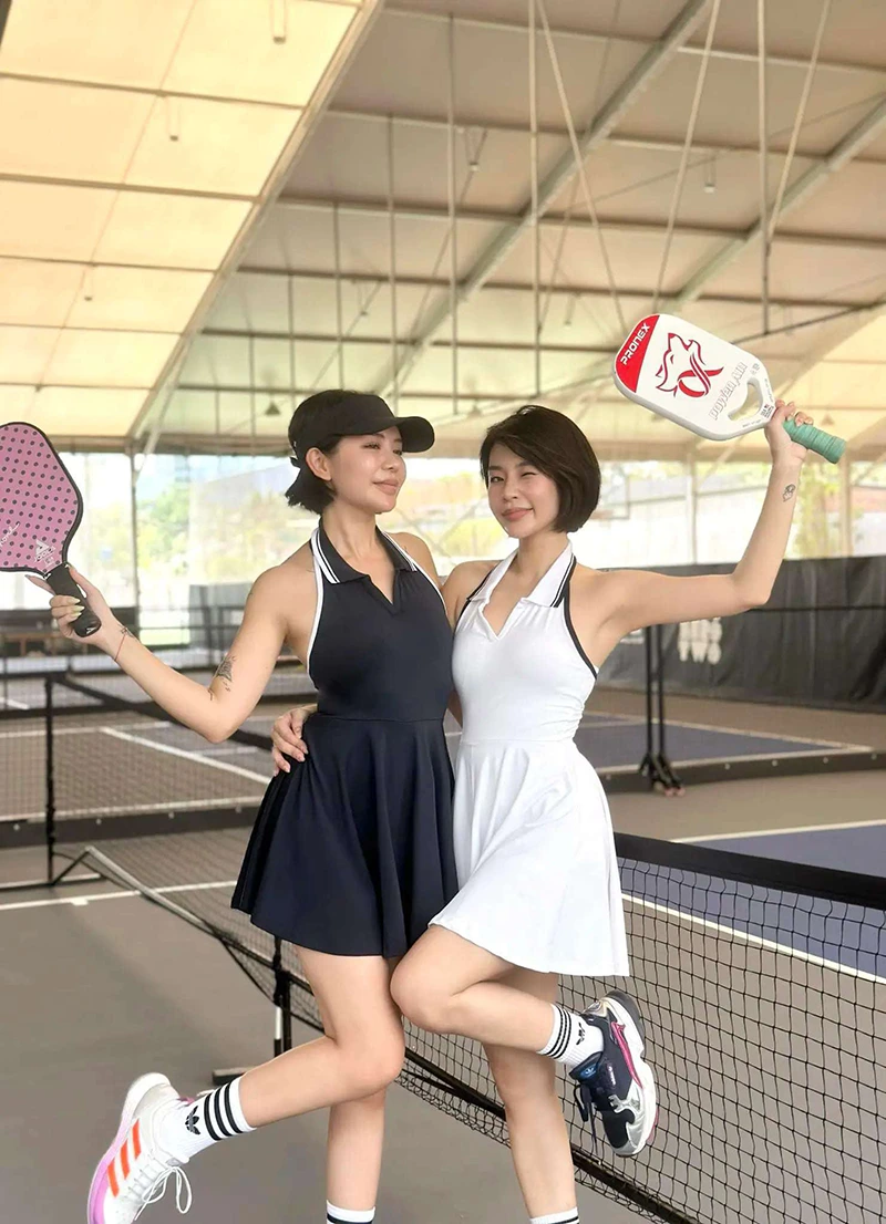 Váy liền thân chơi pickleball