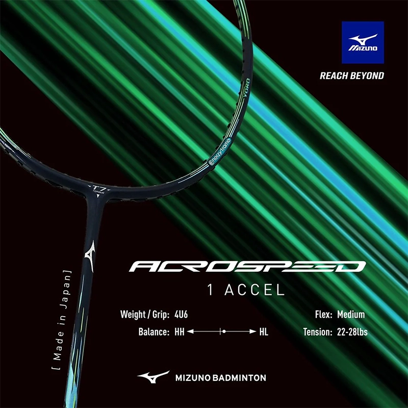 Thông số trên vợt cầu lông Mizuno Acrospeed 1 Accel