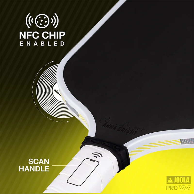 Công nghệ NFC Enabled trên vợt Joola Collin Johns Scorpeus Pro 4