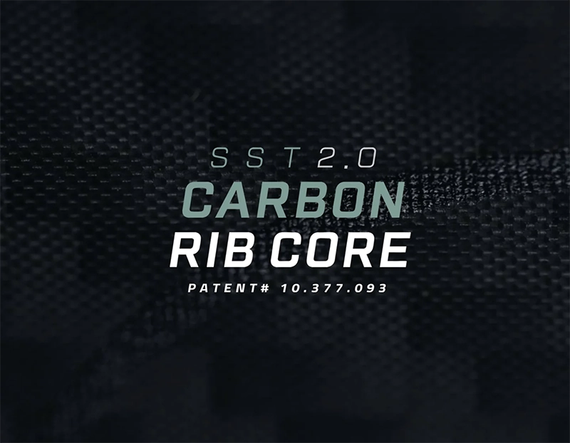 Công nghệ SST 2.0 Carbon RibCore trên vợt pickleball Gearbox